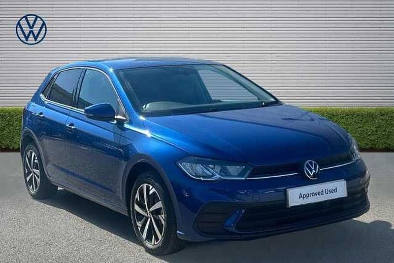 Used VW Polo Match 95 HP (69 kW) 2025 Blue Hatchback