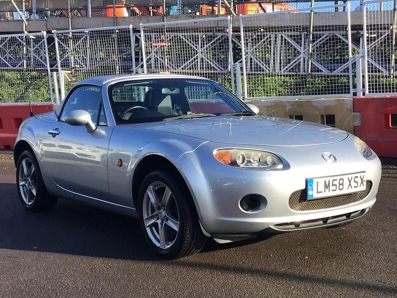 Silver Used 2008 Mazda MX5 Cabriolet | £3,495 (Good price) - Image 1/4