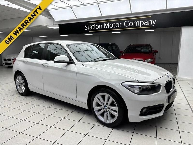 Used BMW 118 Sport Line 136 HP (100 kW) 2018 White Hatchback
