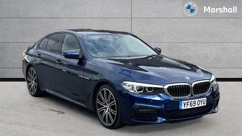 Used BMW 530 M Sport 252 HP (185 kW) 2019 Blue  Sedan