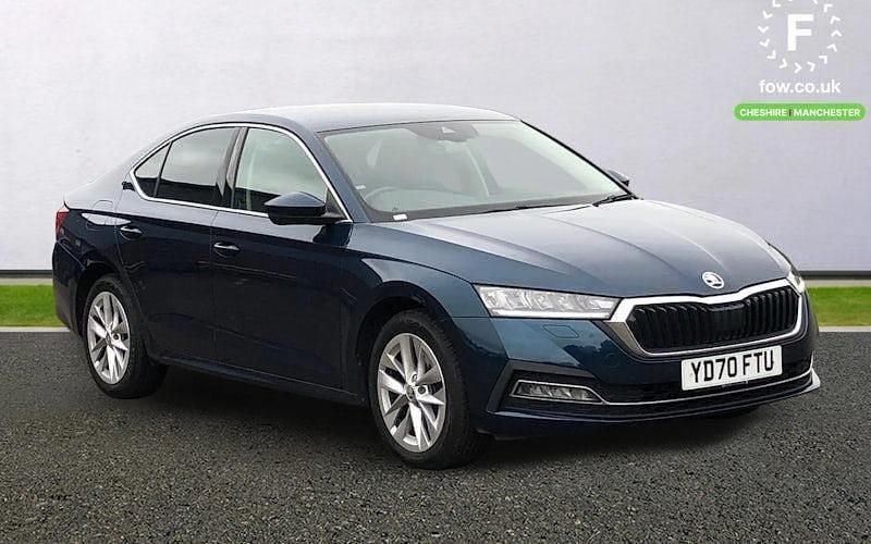 Used Skoda Octavia SE L First Edition 150 HP (110 kW) 2020 Blue Hatchback