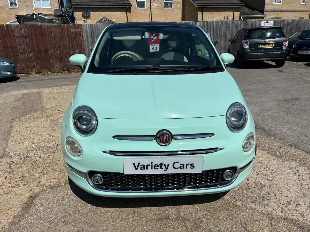 Used Fiat 500 Lounge 69 HP (50 kW) 2018 Green Hatchback