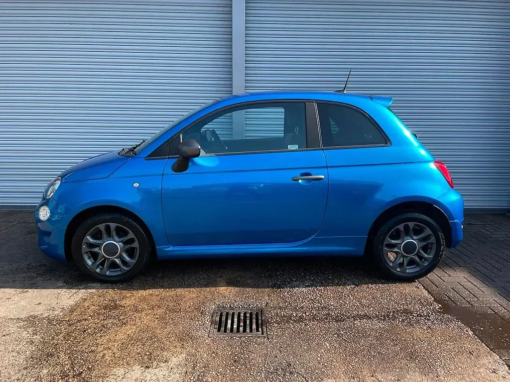 Used Fiat 500S S 2017 Azzurro blue Hatchback