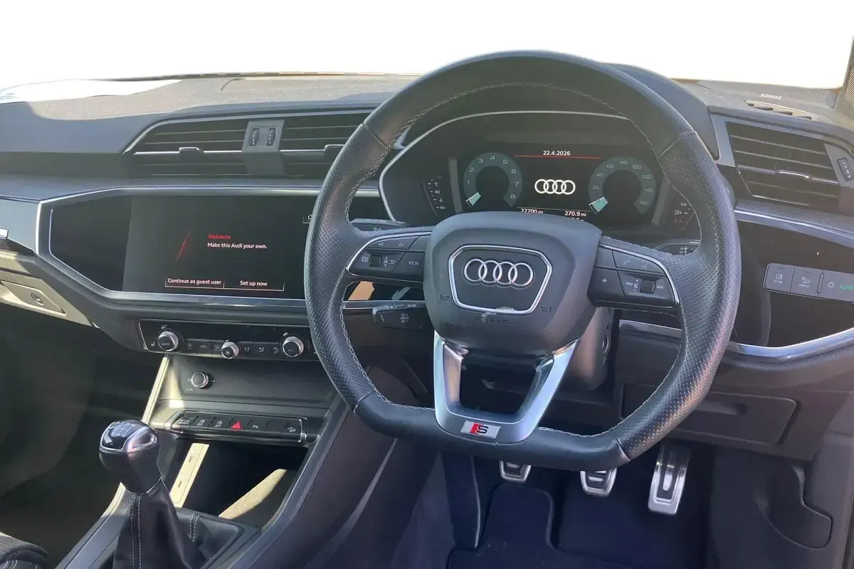 Second-hand Audi Q3 Black Edition 150 CP (110 kW) 2021 Gri SUV