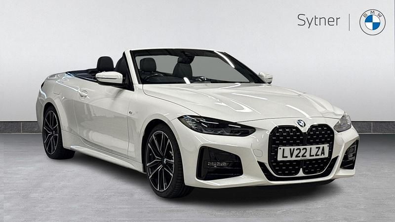 White Used 2022 BMW 420 M Sport Cabriolet | £32,000 (Fair price) - Image 1/4