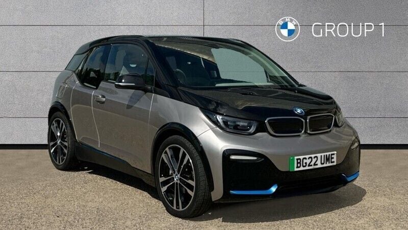 Cashmere silver with blue highlight Used 2022 BMW i3 Comfort Edition Hatchback | £17,995 (Fair price) - Image 1/4