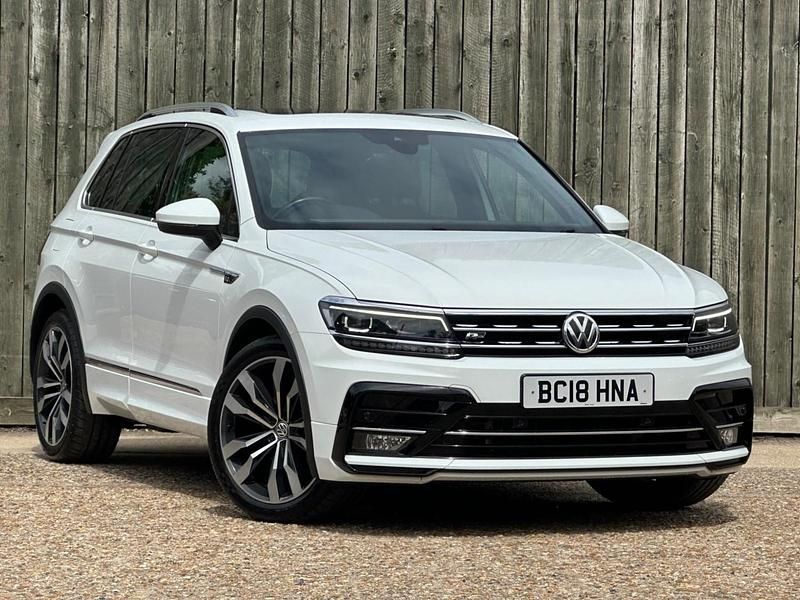 White Used 2018 VW Tiguan R-line SUV | £21,250 (Good price) - Image 1/3