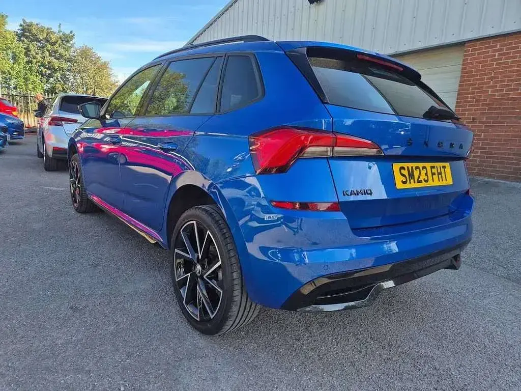 Used Skoda Kamiq Monte Carlo 108 HP (79 kW) 2023 Blue SUV