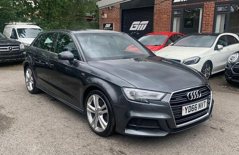 Grey Used 2016 Audi A3 Sportback S-Line Hatchback | £9,750 (Fair price) - Image 1/3
