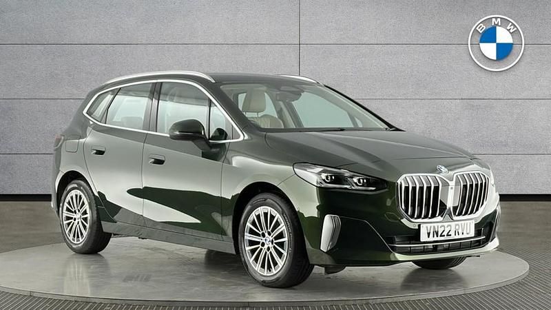 Used BMW 218 Active Tourer Luxury Line 148 HP (108 kW) 2022 Green MPV