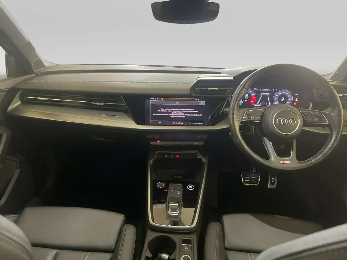 Used Audi A3 S-Line 150 HP (110 kW) 2023 Black Sedan
