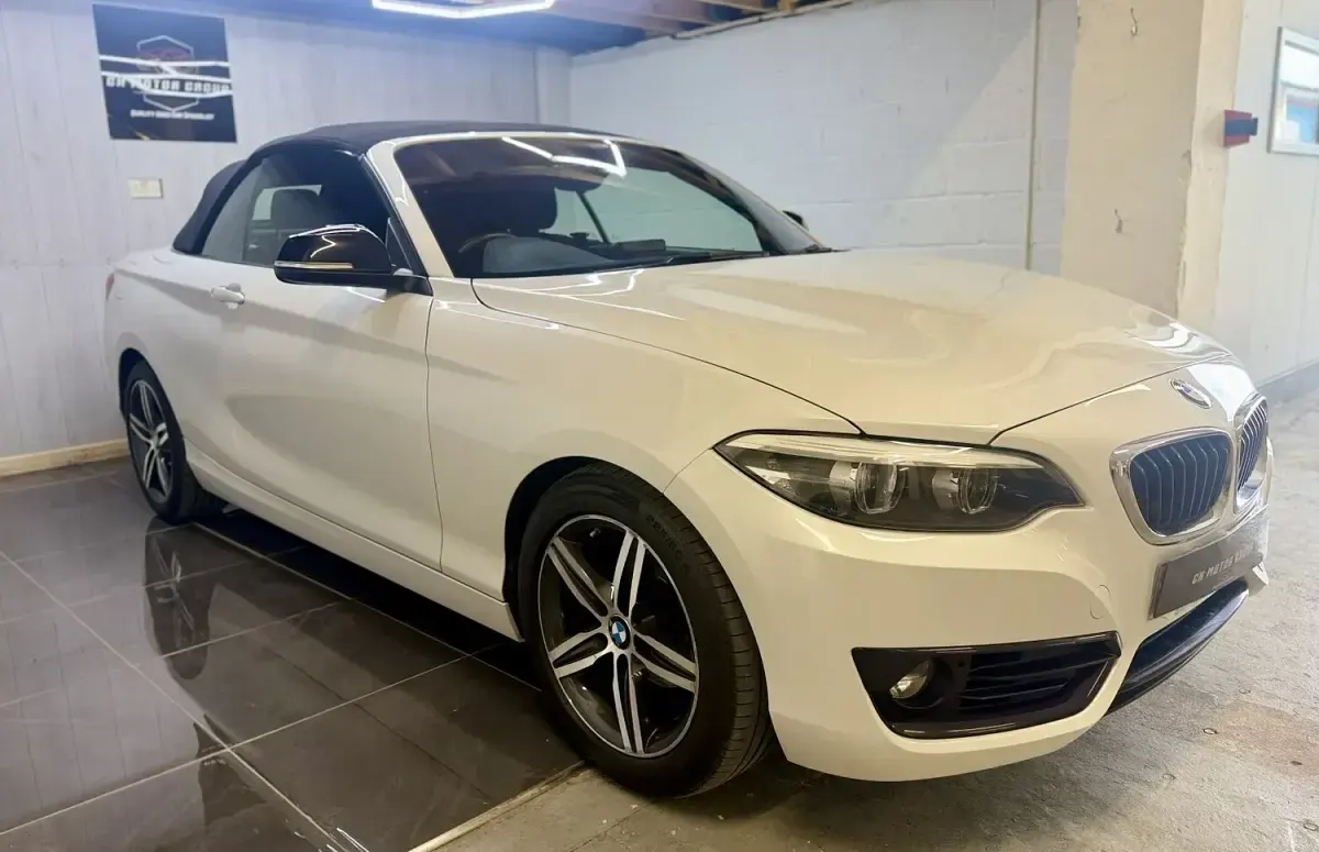 Used BMW 218 Sport Line 134 HP (98 kW) 2019 White Cabriolet