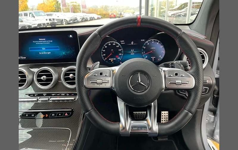 Used Mercedes GLC43 AMG Premium Plus 390 HP (286 kW) 2023 Silver Coupe