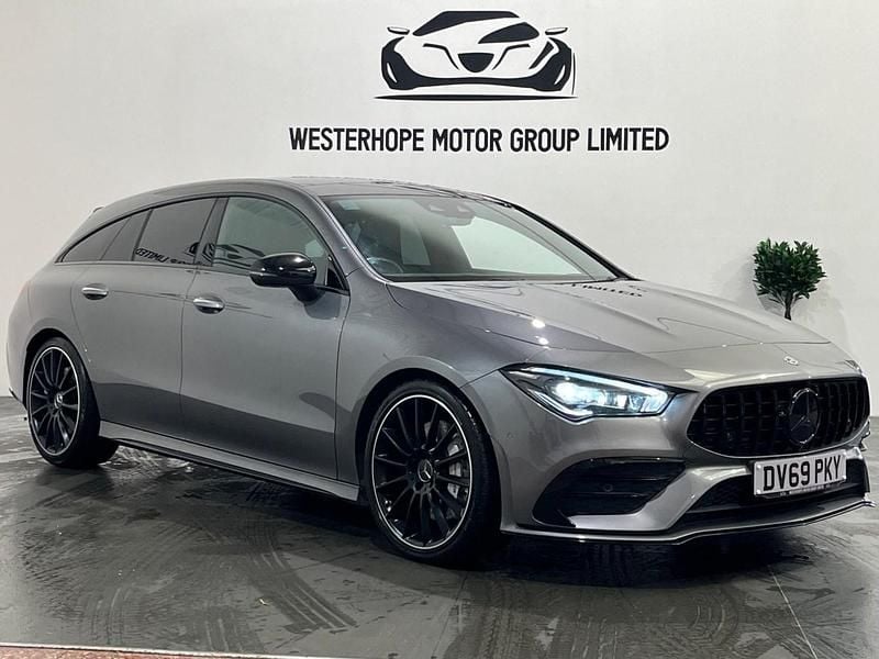 Grey Used 2019 Mercedes CLA35 AMG Shooting Brake Premium Plus Estate | £29,250 - Image 1/4