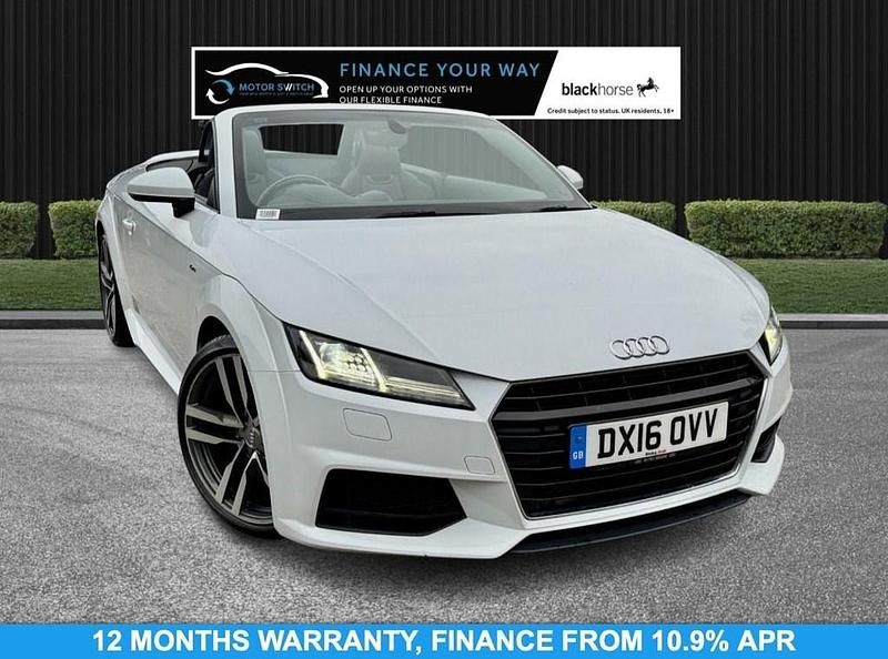White Used 2016 Audi TT Roadster S-Line Cabriolet | £10,595 (Good price) - Image 1/3