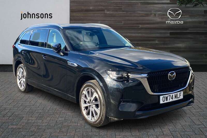 Black Used 2025 Mazda CX-80 Takumi-Line SUV | £42,824 (Expensive) - Image 1/4