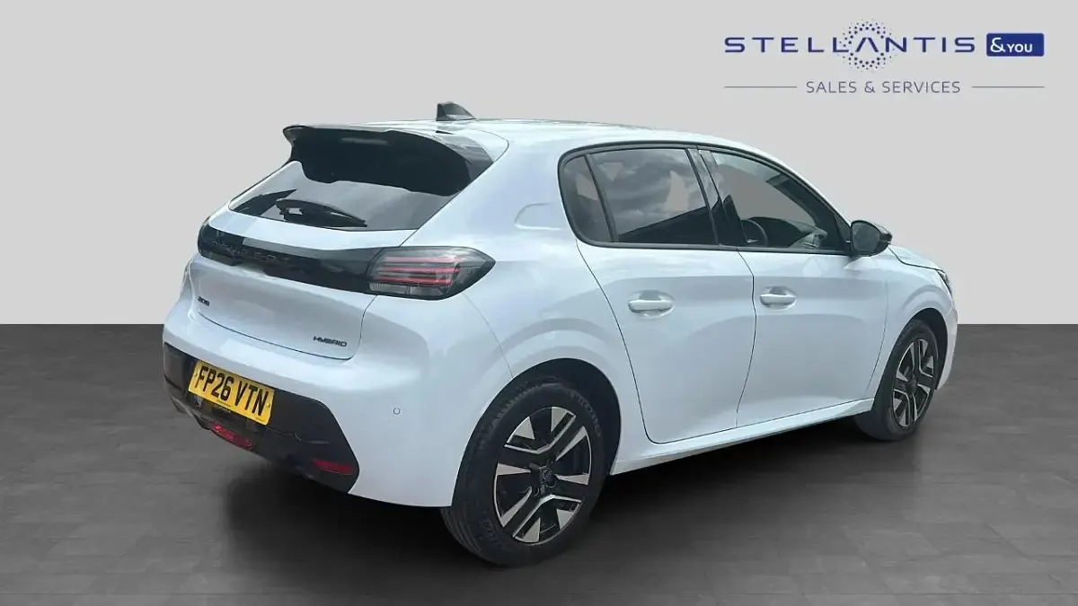 New Peugeot 208 Allure 99 HP (72 kW) 2026 White Hatchback