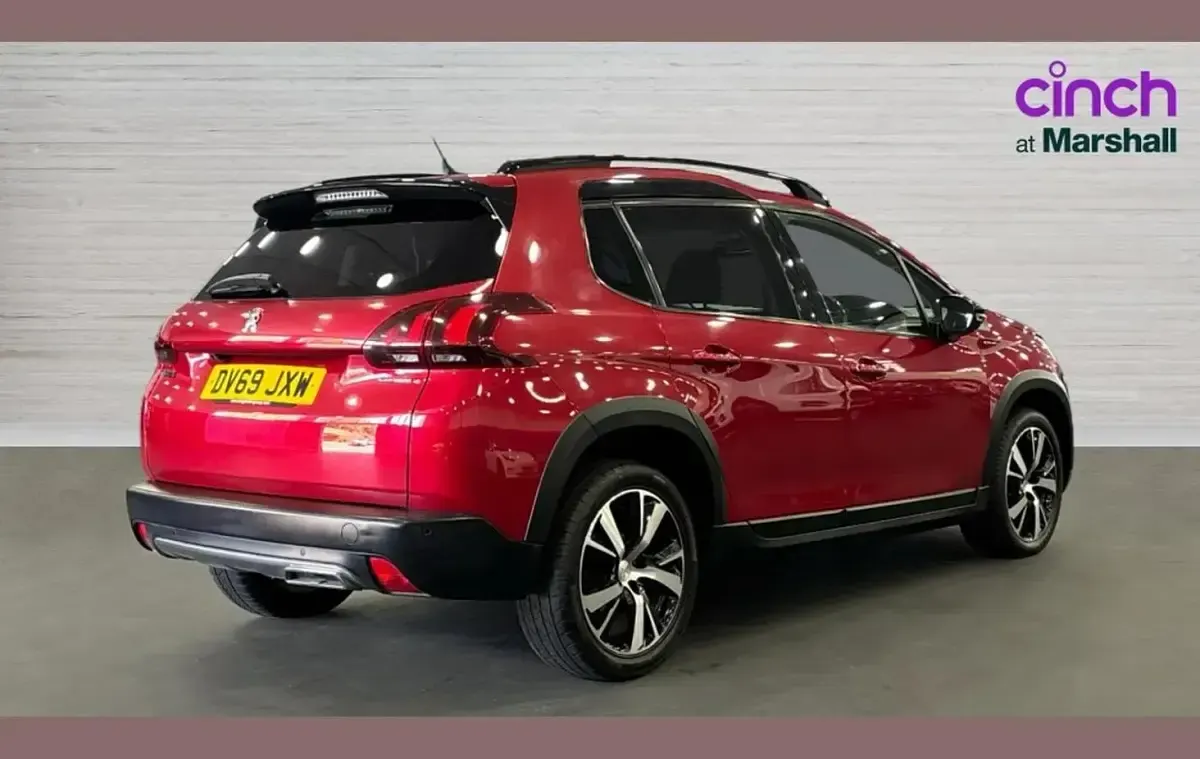 Used Peugeot 2008 GT-line 128 HP (94 kW) 2019 Red SUV