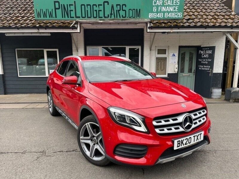 Red Used 2020 Mercedes GLA180 AMG line SUV | £17,549 (Fair price) - Image 1/4