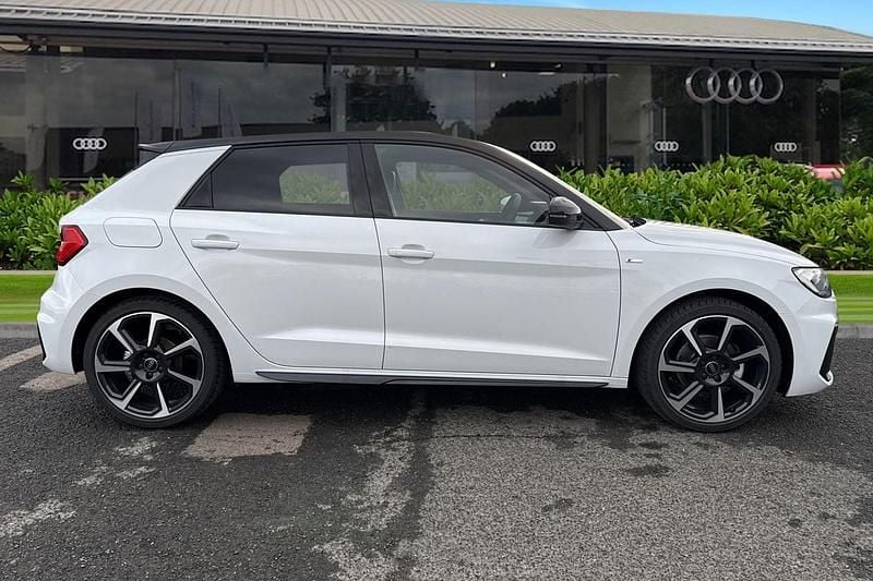 New Audi A1 Sportback Black Edition 2025 White Hatchback