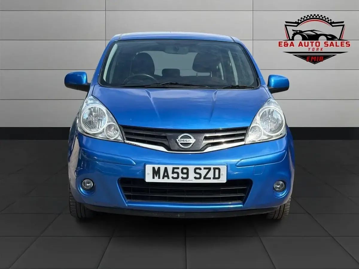 Used Nissan Note Acenta 110 HP (80 kW) 2009 Blue Hatchback
