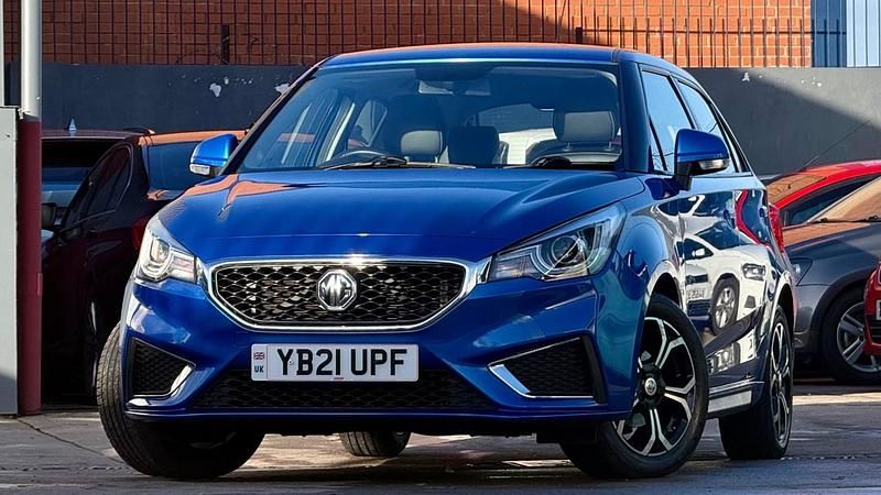 Used MG MG3 Exclusive 106 HP (77 kW) 2021 Blue Hatchback