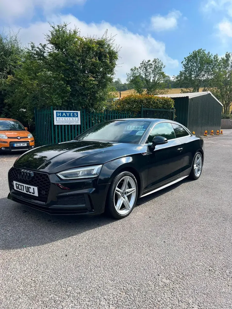 Used Audi A5 S-Line 190 HP (139 kW) 2017 Black Coupe