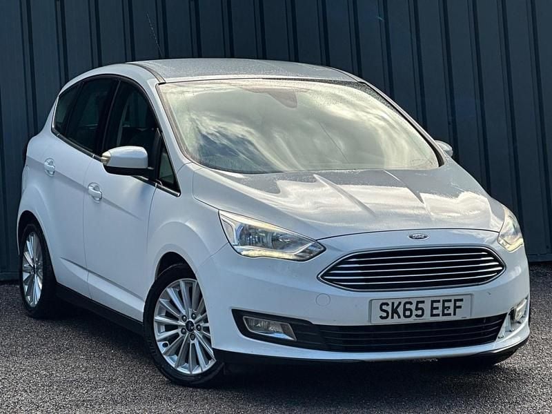 White Used 2015 Ford C-MAX Titanium MPV | £4,375 (Fair price) - Image 1/4