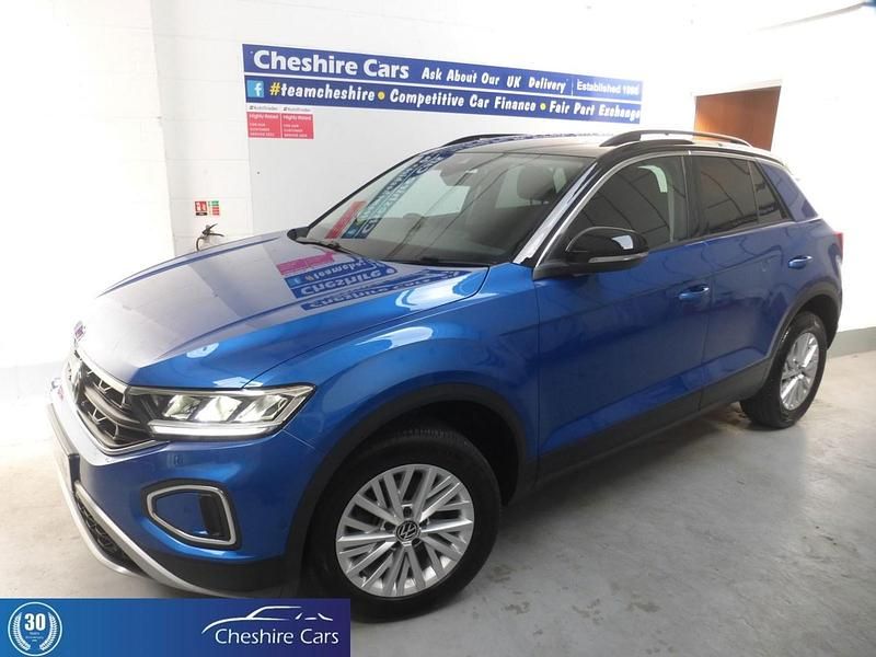 Blue Used 2023 VW T-Roc Life SUV | £16,289 (Fair price) - Image 1/3