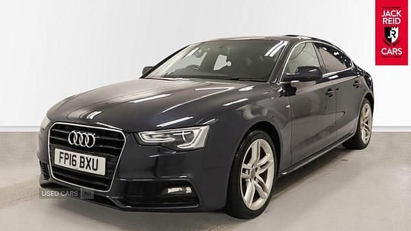 Blue Used 2016 Audi A5 S-Line Hatchback | £10,850 (Fair price) - Image 1/3