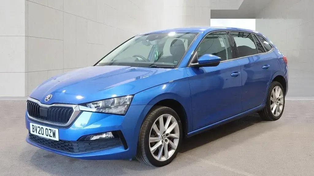 Used Skoda Scala SE L 115 HP (84 kW) 2020 Blue Hatchback