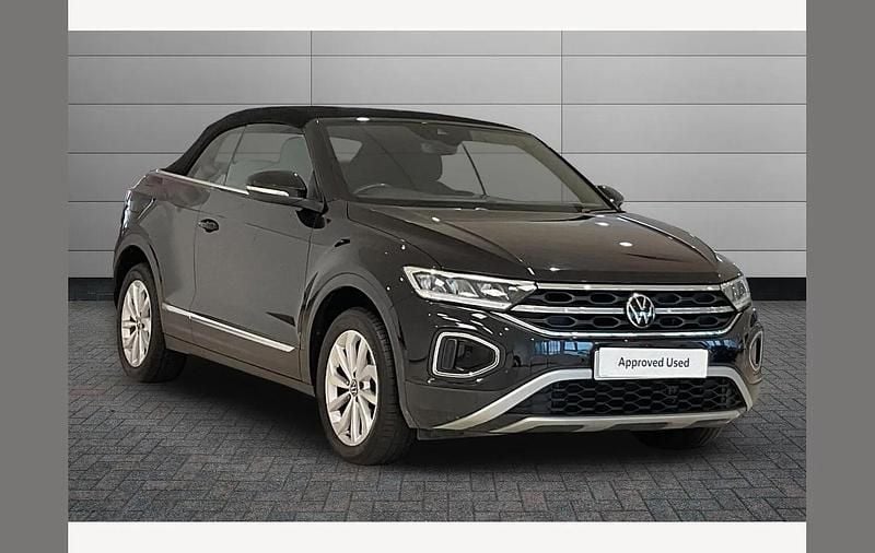 Used VW T-Roc Cabriolet Style 110 HP (80 kW) 2022 Black Cabriolet
