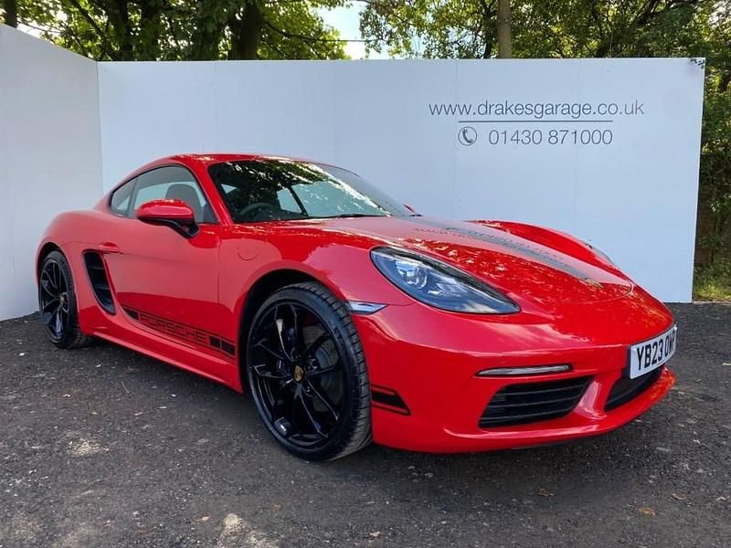 Red Used 2023 Porsche Cayman Edition Coupe | £52,990 (Fair price) - Image 1/4