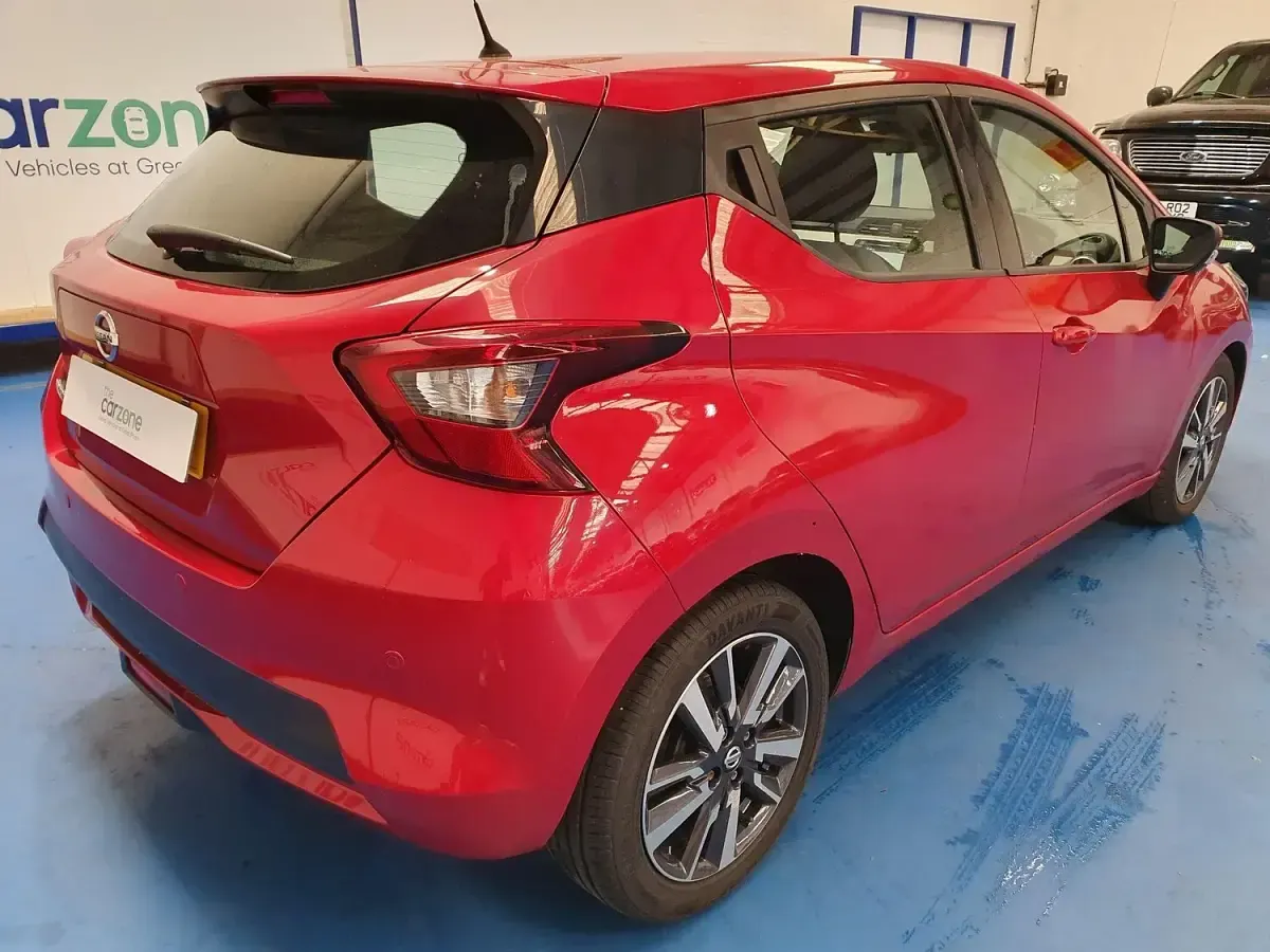 Used Nissan Micra Acenta 90 HP (66 kW) 2018 Red Hatchback