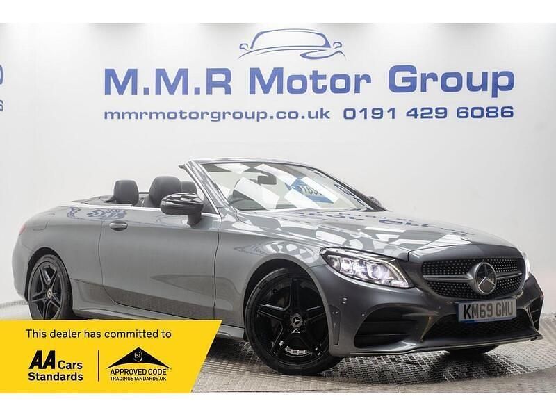 Used Mercedes C220 AMG Line Premium 194 HP (142 kW) 2019 Grey Cabriolet