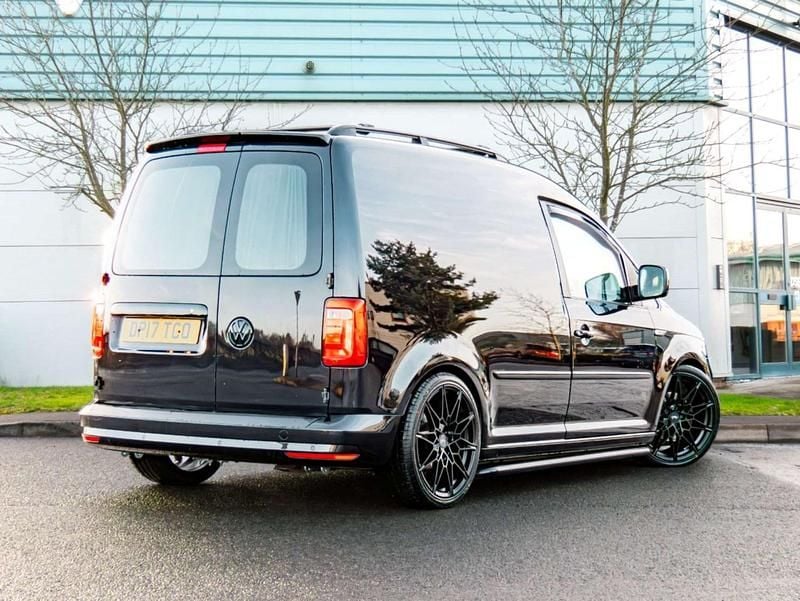 Used VW Caddy Black Edition 102 HP (75 kW) 2017 Black MPV