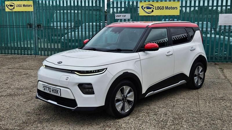 White Used 2020 Kia Soul EV First Edition SUV | £8,599 (Expensive) - Image 1/4