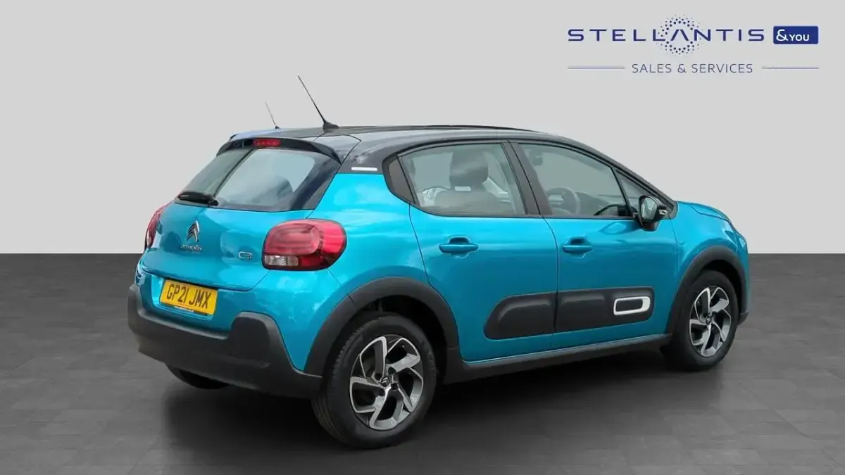 Used Citroën C3 PureTech 82 HP (60 kW) 2021 Blue Hatchback