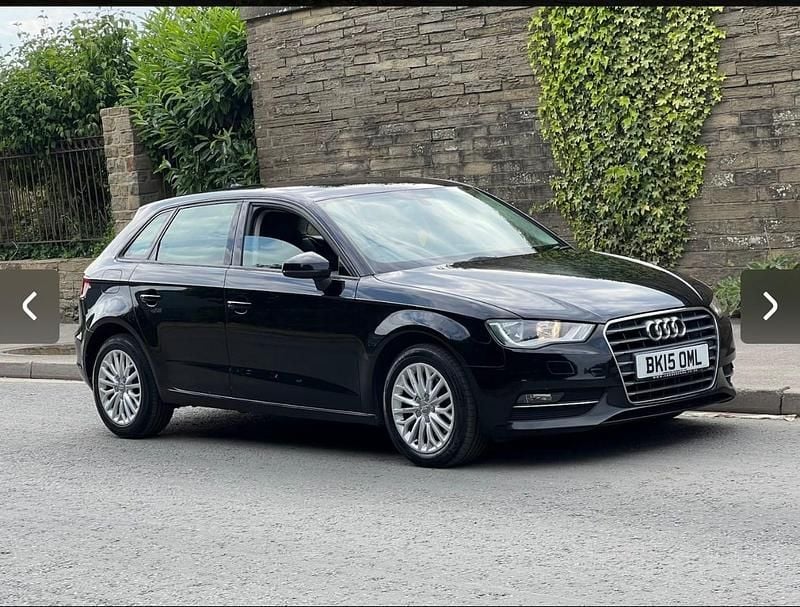 Used Audi A3 2015 Black Hatchback