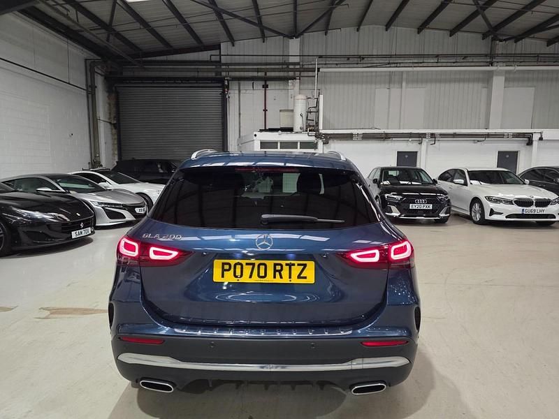 Used Mercedes GLA200 AMG line 163 HP (119 kW) 2020 Blue SUV
