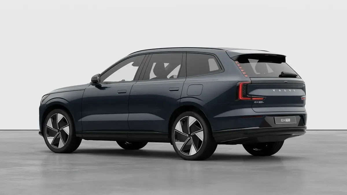New Volvo EX90 Ultra 2026 Denim blue SUV