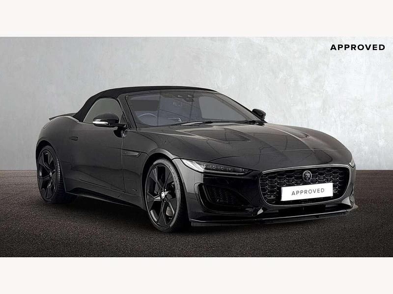 Santorini black Used 2023 Jaguar F-Type Supercharged Cabriolet | £60,995 (Expensive) - Image 1/4