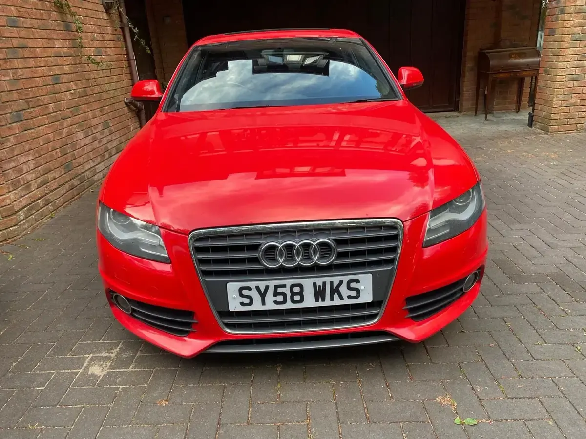 Used Audi A4 S-Line 160 HP (117 kW) 2008 Red Sedan