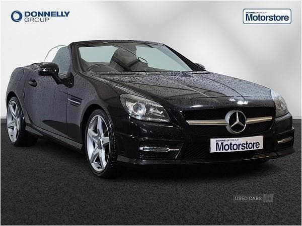 Used Mercedes SLK200 AMG 184 HP (135 kW) 2014 Black Cabriolet