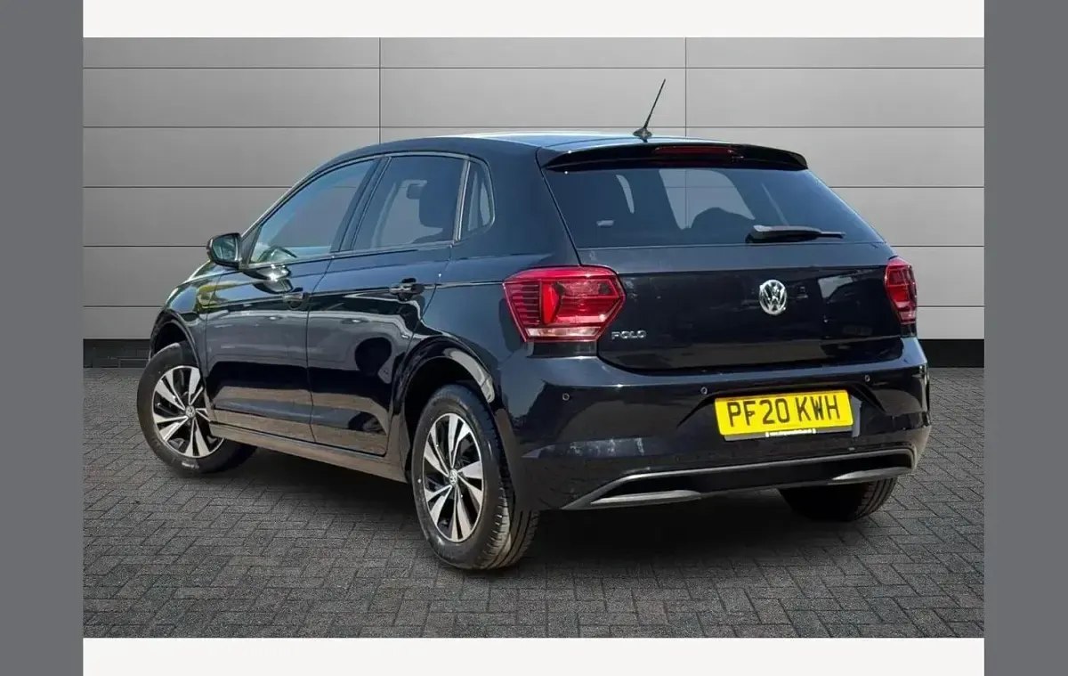 Used VW Polo Match 95 HP (69 kW) 2020 Black Hatchback