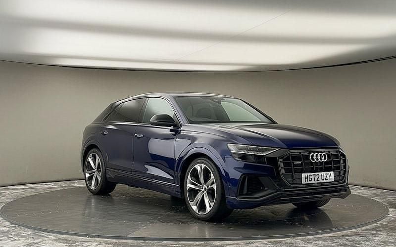 Navarra blue Used 2023 Audi Q8 Black Edition SUV | £45,200 (Good price) - Image 1/4