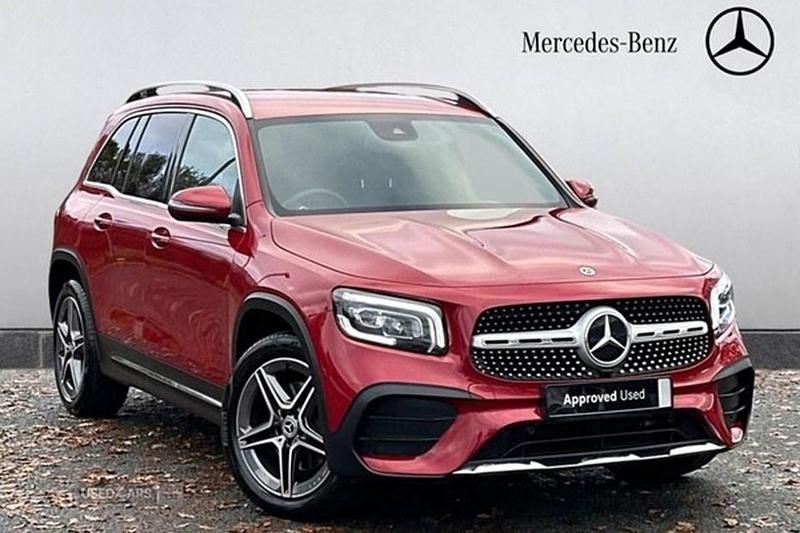 Used Mercedes GLB200 AMG line 163 HP (119 kW) 2022 Red SUV