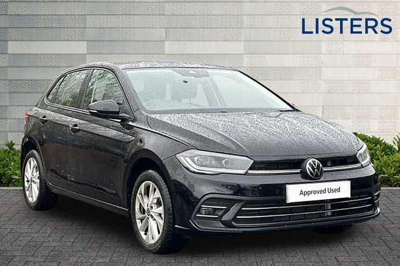 Used VW Polo Style 95 HP (69 kW) 2025 Black Hatchback