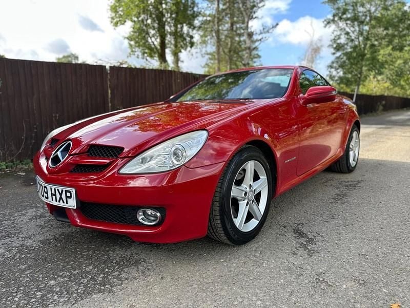 Red Used 2009 Mercedes SLK200 Cabriolet | £3,795 (Good price) - Image 1/4