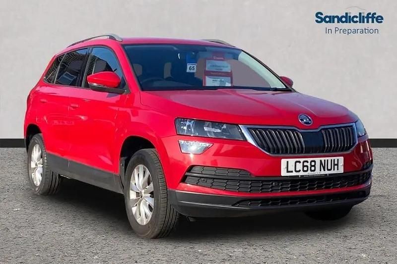 Used Skoda Karoq SE 116 HP (85 kW) 2018 Red SUV